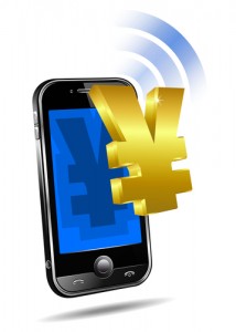 Chinese Yuan and mobile phone