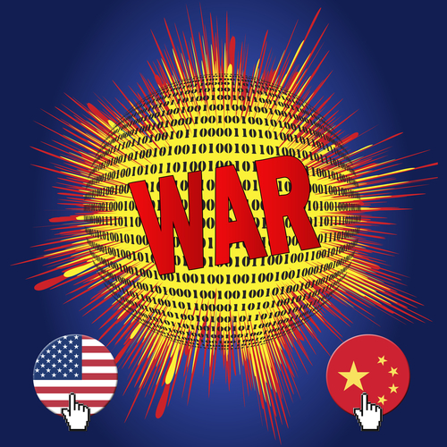 USA and China Cyberwar