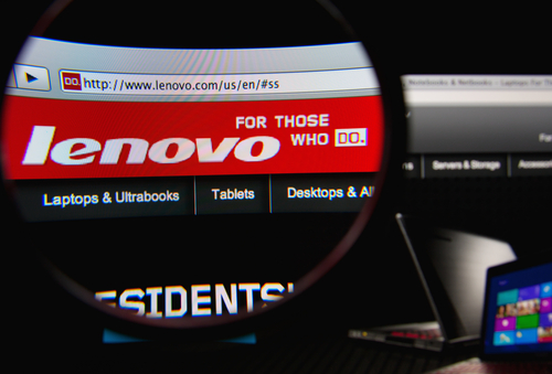 Lenovo website