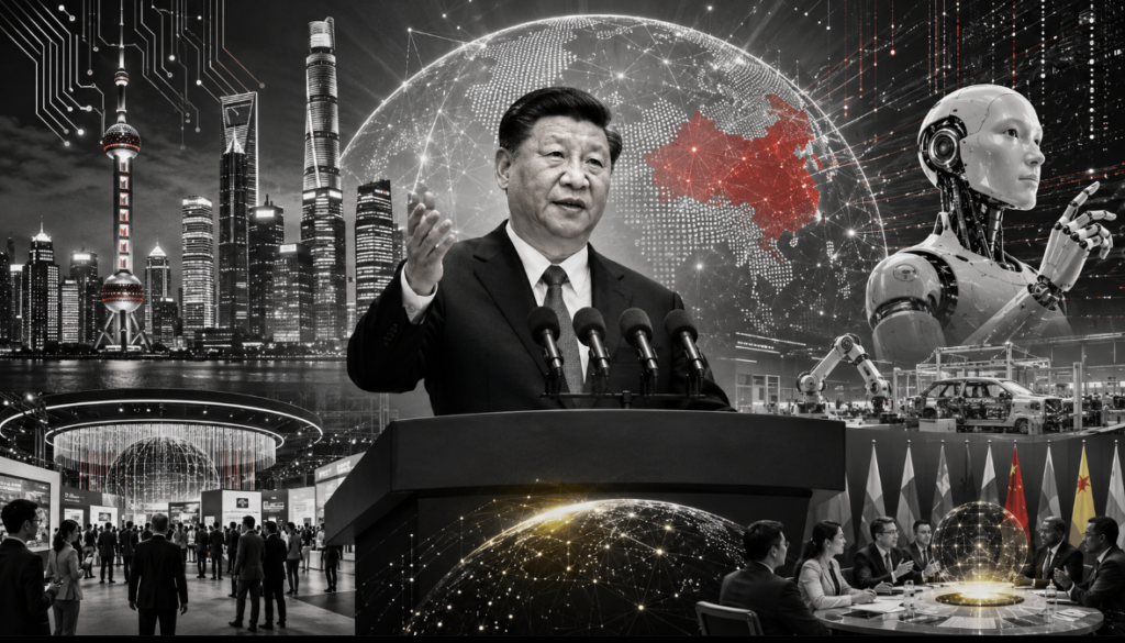 Xi Jinping at AI Summit this week